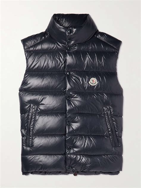 moncler body warmer with hood.